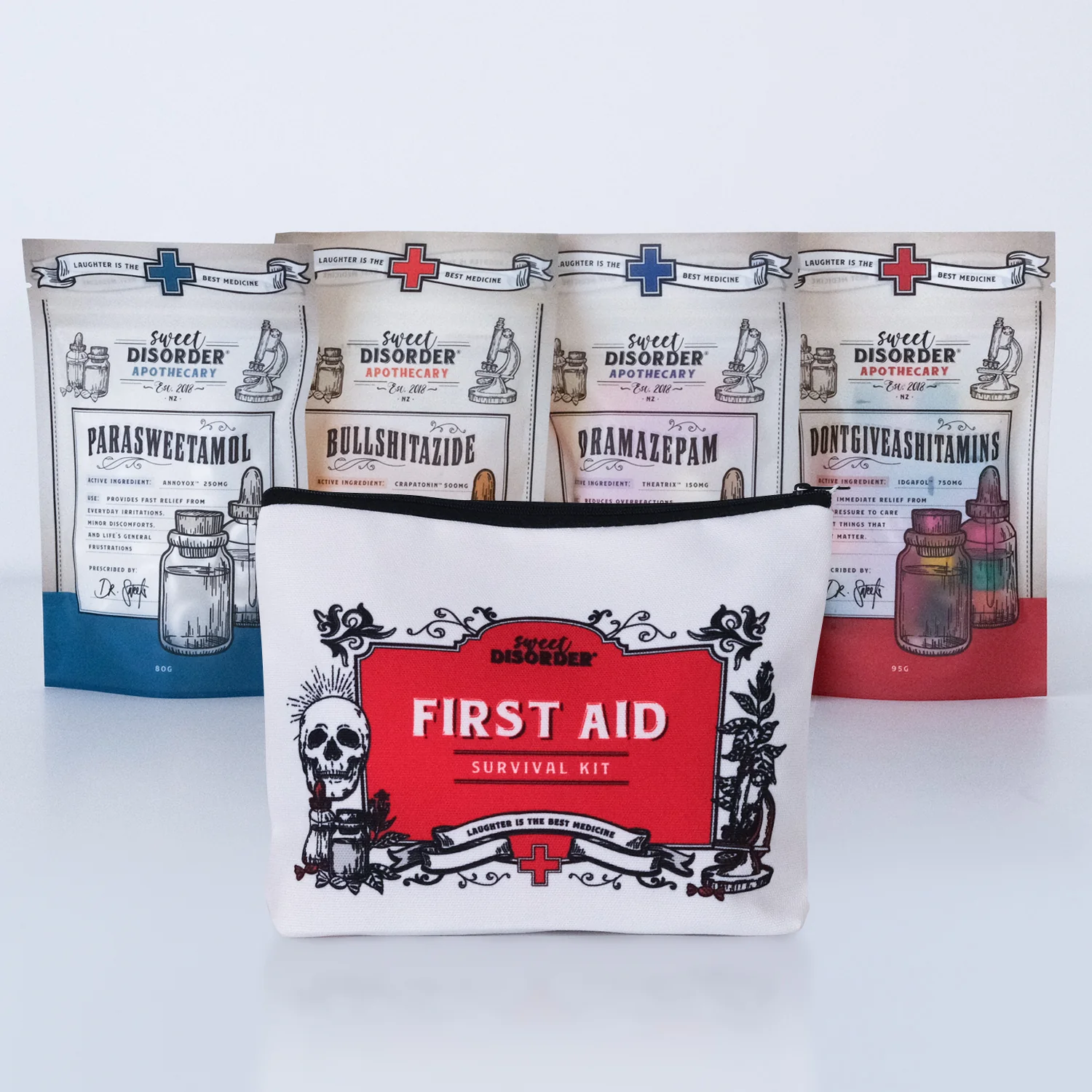First Aid Survival Kit sweet bag by Sweet Disorder